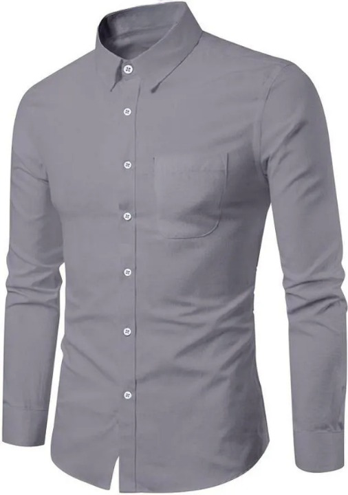 Men's Cotton Full Sleeve Shirt | Regular Fit Casual & Formal Wear with Patch Pocket