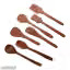 7 Pieces Wooden Cooking Tools Set | Wooden Spatula & Ladle Set for Kitchen | Heat Resistant, Non-Stick Safe Cooking & Serving Utensils - Image 2