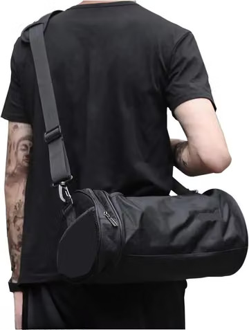 Black Sports Gym Bag for Men and Women Workout Bags Mens Gym Bag Black, X-Small