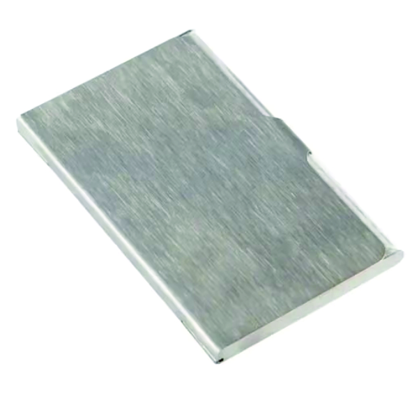 Designer Silver Metal Card Holder For Men