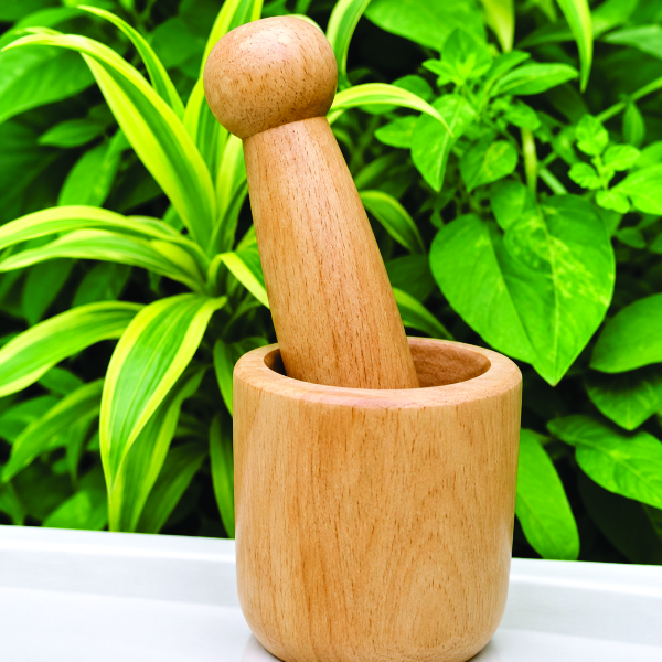Unique Wooden Handicrafts Mortar and Pestle Set- Mixing Spices, Natural Medicines & Herbs