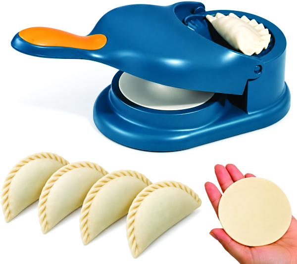 Momos Maker Machine, Skin Press Gujiya Mould Dumpling Maker, Momo Maker Mould Kitchen Dumpling Tool for Ghughra Kajjikayalu Karanji Puri and Samosa Maker Kachori Puri Maker