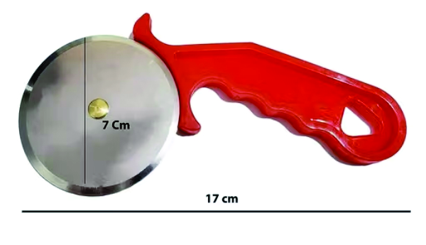 Pure Stainless Steel Heavy Duty Multifunctional Pastry Pizza Cutter Wheel Rolling Pizza Cutter (Steel) Rolling Pizza Cutter (Stainless Steel)