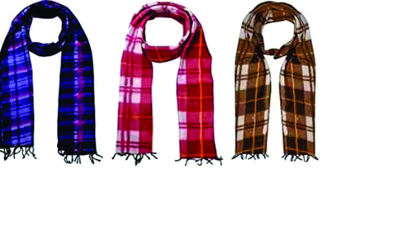 Multispace (Pack of 3) Men's and Women's multicolored Soft Checkered Casual Cold Weather Winter Woollen Muffler