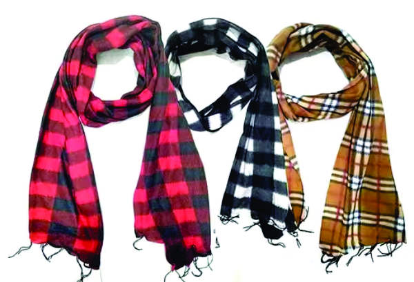 pack of 3 Winter Wear Warm Lightweight Men's and women Woolen Muffler combo multicolor muffler