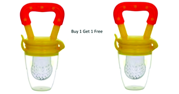 2 Pieces NibblerSilicone Food and Fruit Nibbler/Feeder with Extra Silicone Mesh.