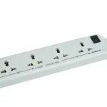 Havells 4 Way Extension Board With Surge & Spike Protection|For Power Requirements up to 1440W |1.5 Mtr High Quality