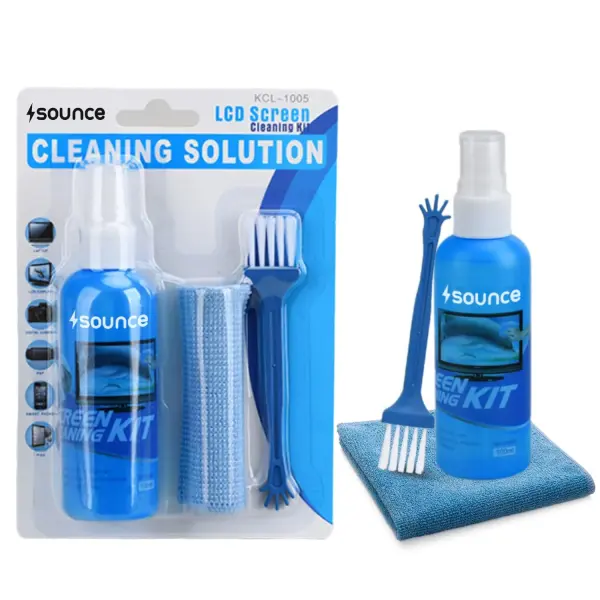 Sounce 3 in 1 Cleaning Set for Screen PC, Laptops, Monitors, Mobiles, LCD, LED, TV/Professional