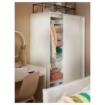 IKEA-Wardrobe with sliding doors, white,