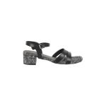 Mochi-Women Black Casual Sandals