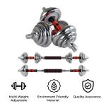 PowerMax-PDS-30C Chrome Iron Dumbbells Set