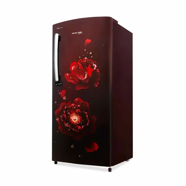 Voltas-Beko 185 L, 5 Star, Single Door DC Refrigerator (Fairy Flower Wine)