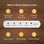Wipro- Smart Extension with WiFi, 4-Socket Smart Extension Board with Alexa Support, 16 Amp Power Socket, Control Your Appliances from Anywhere, White (DSE2150), Pack of 1