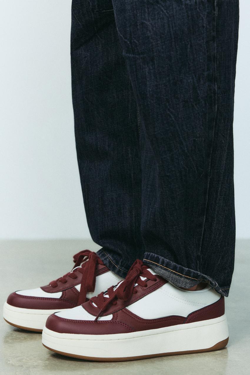 ZARA-COLOUR BLOCK TRAINERS