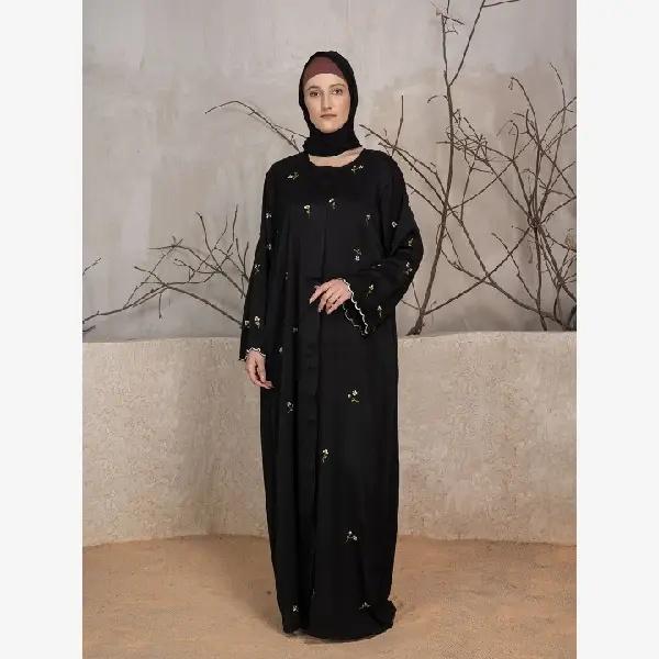 Women Embroidered Abaya Burqa
