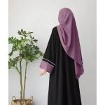 Elegance Abaya beautiful sleeves diamond beaded sheet work for womens girls latest designer burkha nikab abayas for girls burqa with hijab