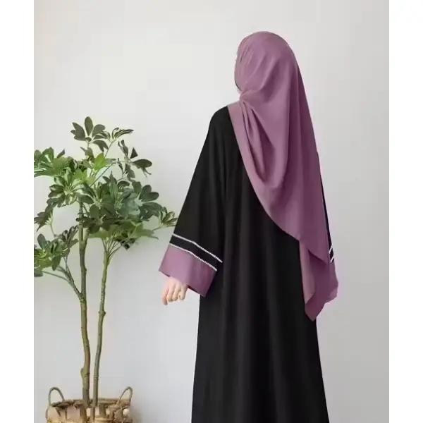 Elegance Abaya beautiful sleeves diamond beaded sheet work for womens girls latest designer burkha nikab abayas for girls burqa with hijab