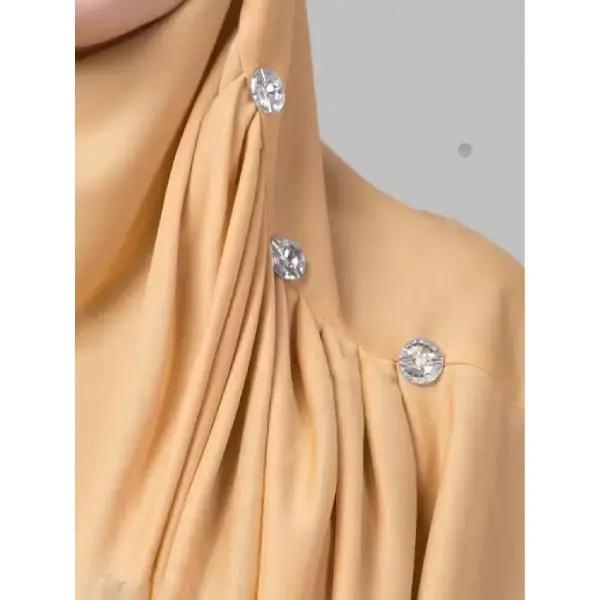 VERMELLO Long Stone Hijab, Khimar or Prayer Makhana For Girls & Women