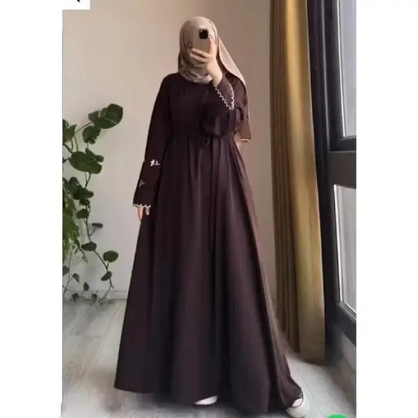 New arrival sleeve cut work embroidery abaya (WITHOUT DUPATTA)