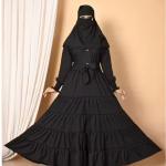 latest abaya for women stylish dubai latest Burkha for women with Hijab and dupatta free Niqab