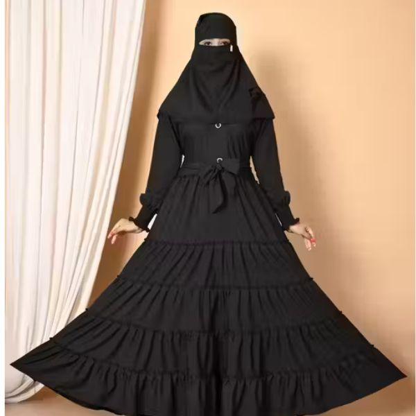 latest abaya for women stylish dubai latest Burkha for women with Hijab and dupatta free Niqab